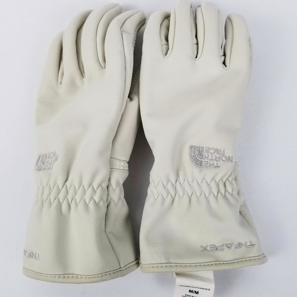 The North Face Accessories - THE NORTH FACE- Womens M Medium TNF APEX Off-White/ Beige  Winter Gloves
